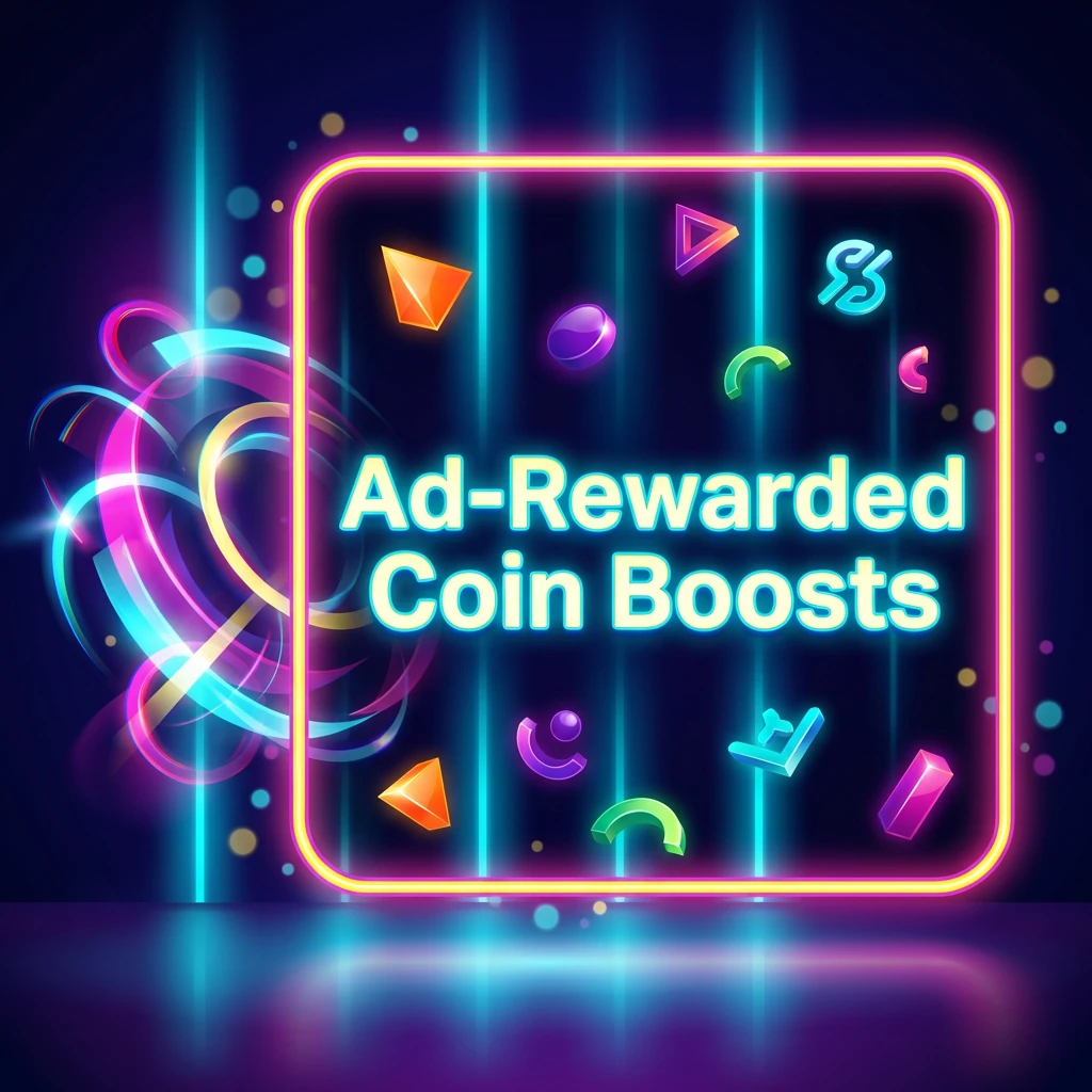 Ad-Rewarded Coin Boosts